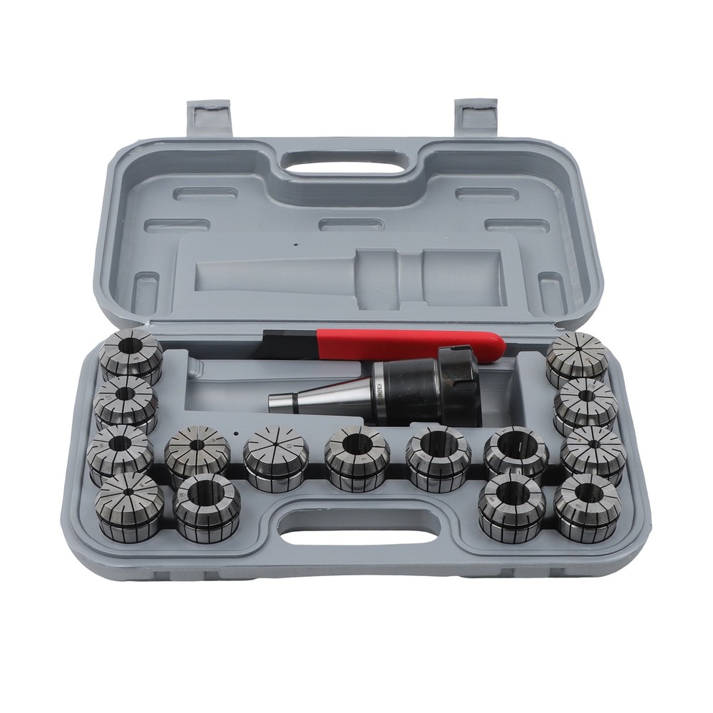 NMTB30 ER40 Tool Holder Set 17pc Spring Collet Chuck Kit .0005"