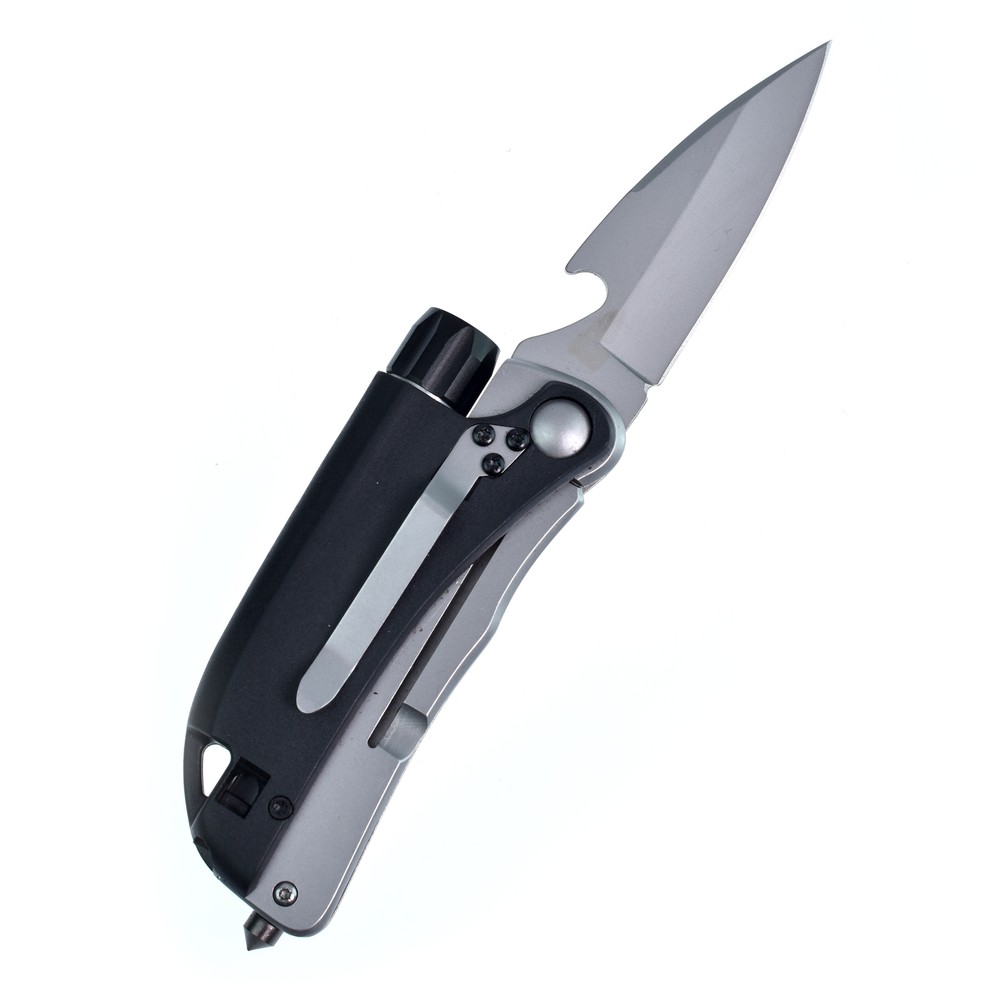 7 in 1 Multi Function EDC Tools Knife LED Light Whistling First Attack Opener