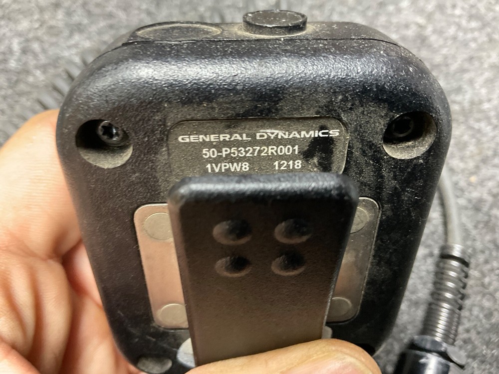 General Dynamics 50-P53272R001 Speaker Microphone Mic Loudspeaker