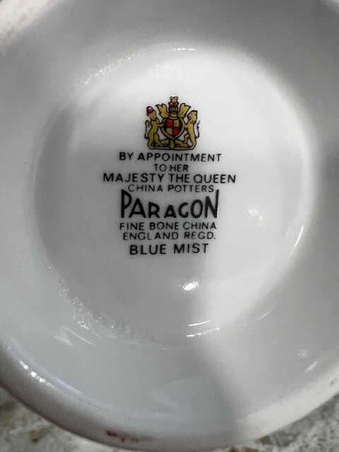 Paragon Blue Mist Creamer Bone China