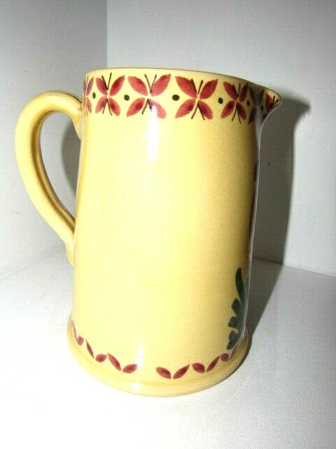 Hand Painted Ceramic Pitcher Made In Italy
