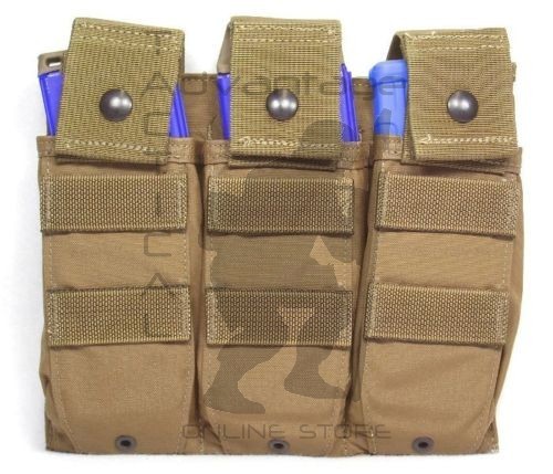 BAE Systems ECLiPSE 5.56 Triple Magazine MOLLE Pouch Panel - coyote brown USMC
