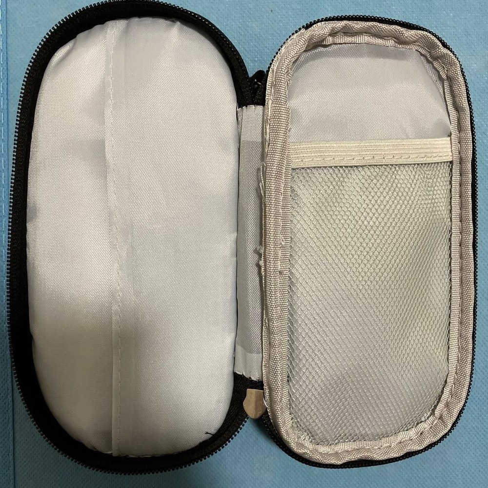 Gadget Pouch Cable Storage Case, Black, Compact, Multifunctional Accessory Case