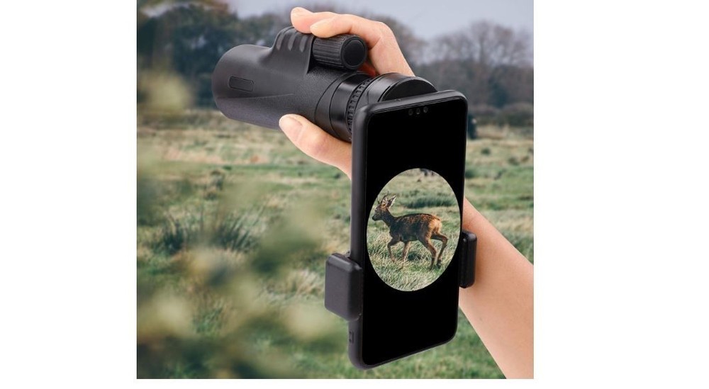Universal Cell Phone Telescope Mount Adapter Fits Monocular, Binocular, Microsco