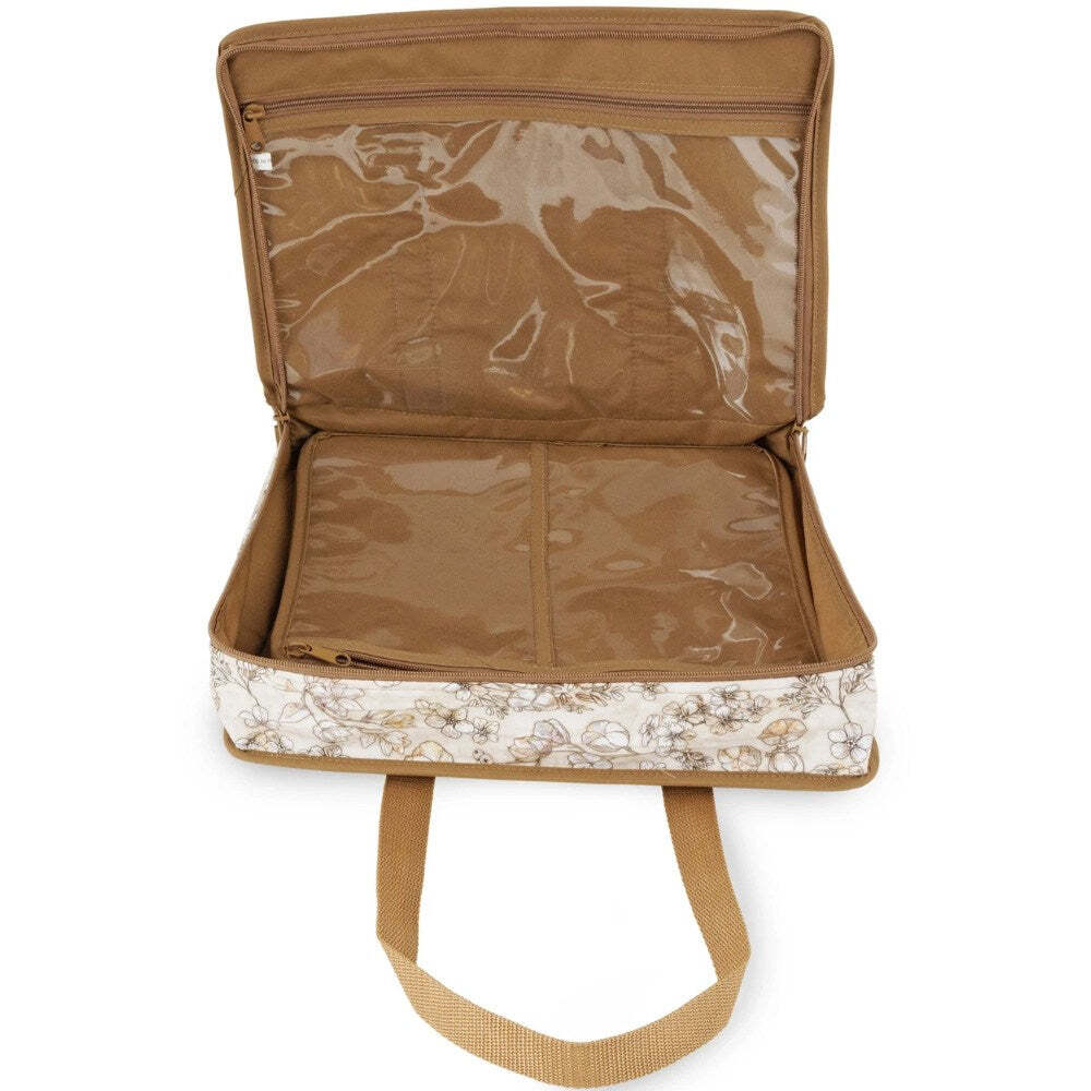 Dritz, All-Purpose Project Organizer Bag - Neutral Floral