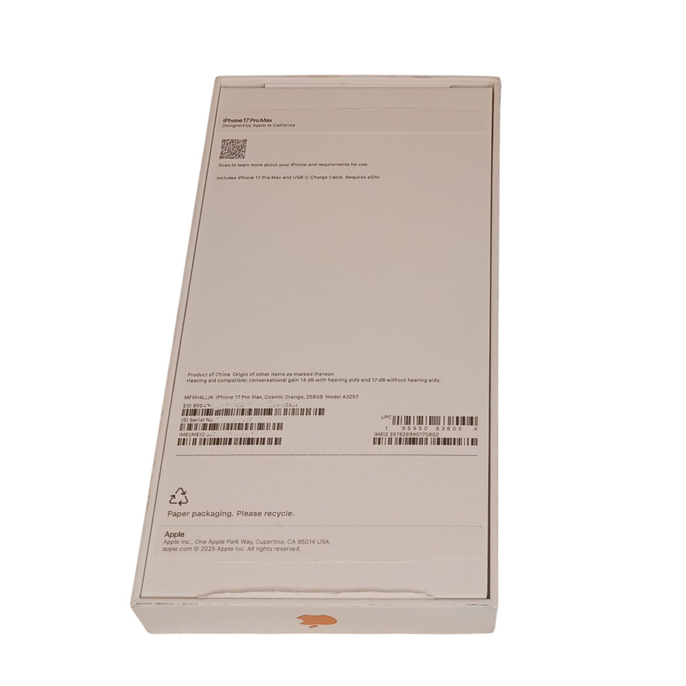 Apple iPhone Box (BOX ONLY)