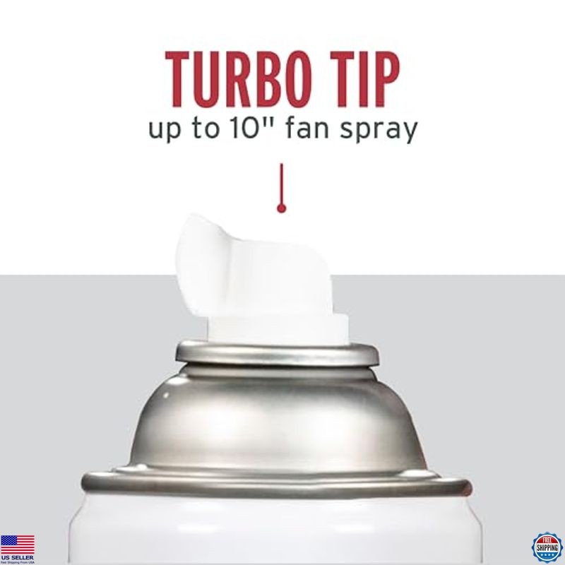 Rust-Oleum Stops Rust Turbo Spray Paint, 24 oz, Gloss Clear, Durable Coating