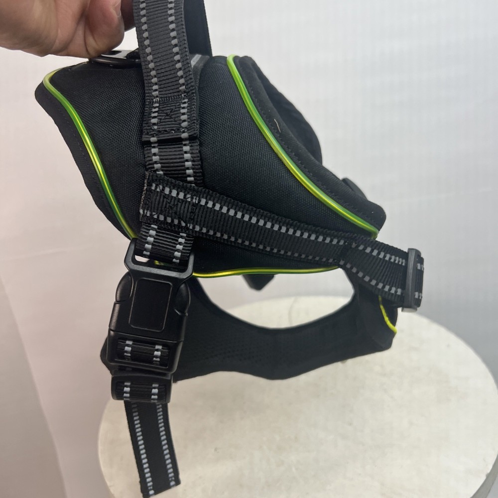 Golener No Pull Dog Harness Reflective Adjustable Secure Padded Vest Sz M