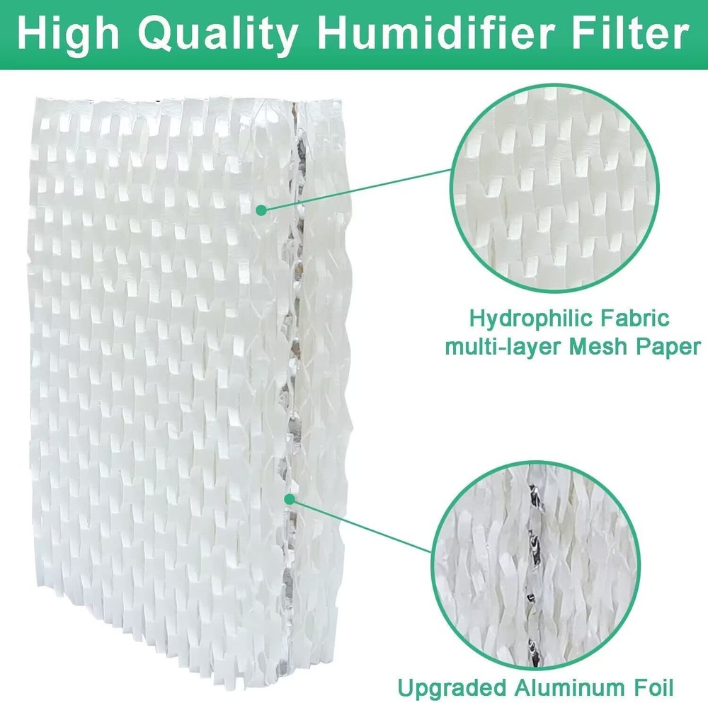 4-Pack Humidifier Filter Replacement for Equate, Filter...