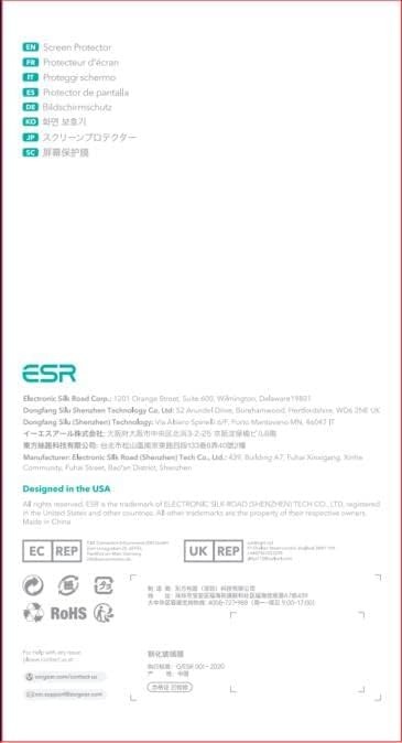 ESR 3 Pack for iPhone 13 Pro Max/iPhone 14 Plus Screen Protector, [9H Hardness]