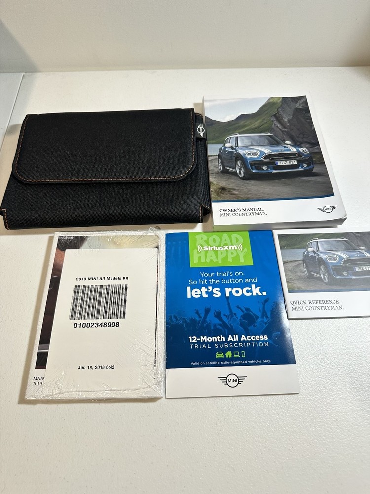 2019 MINI Countryman Owner's Manual Set