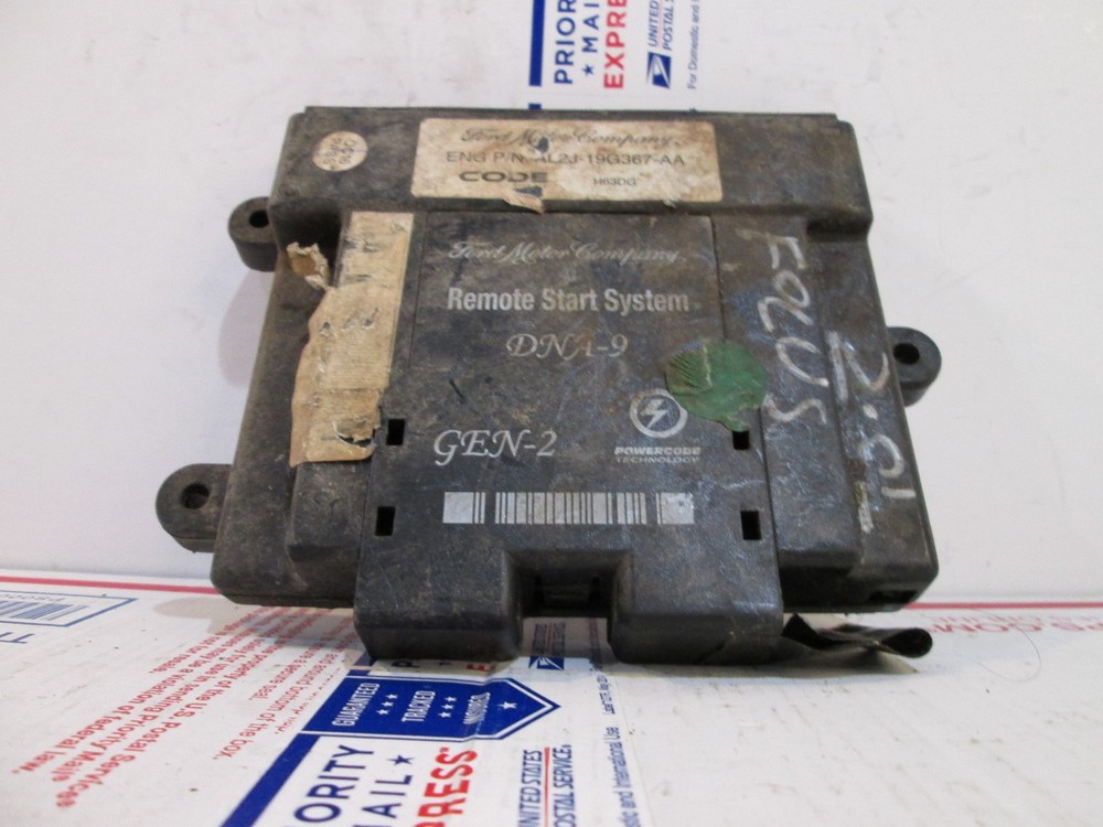 2011 FORD FOCUS 2.0L Remote Starter System Module AL2J-19G367-AA START COMPUTER