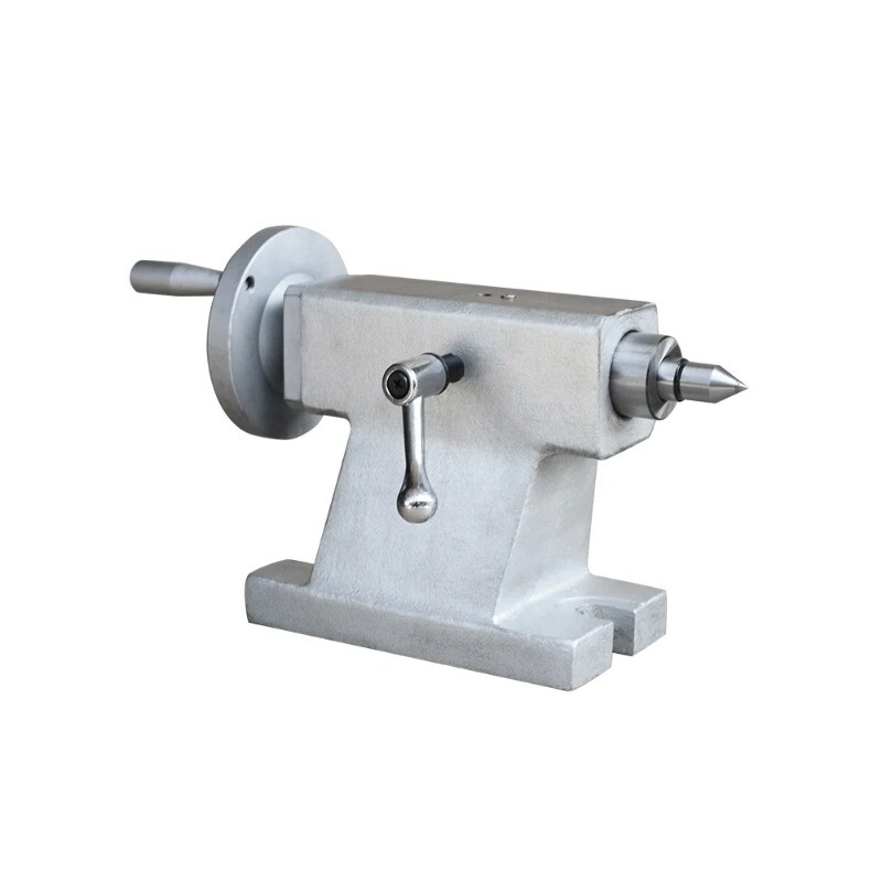 MT2 Center Height 110mm 125mm CNC Manual Tailstock Replaceable Ejector