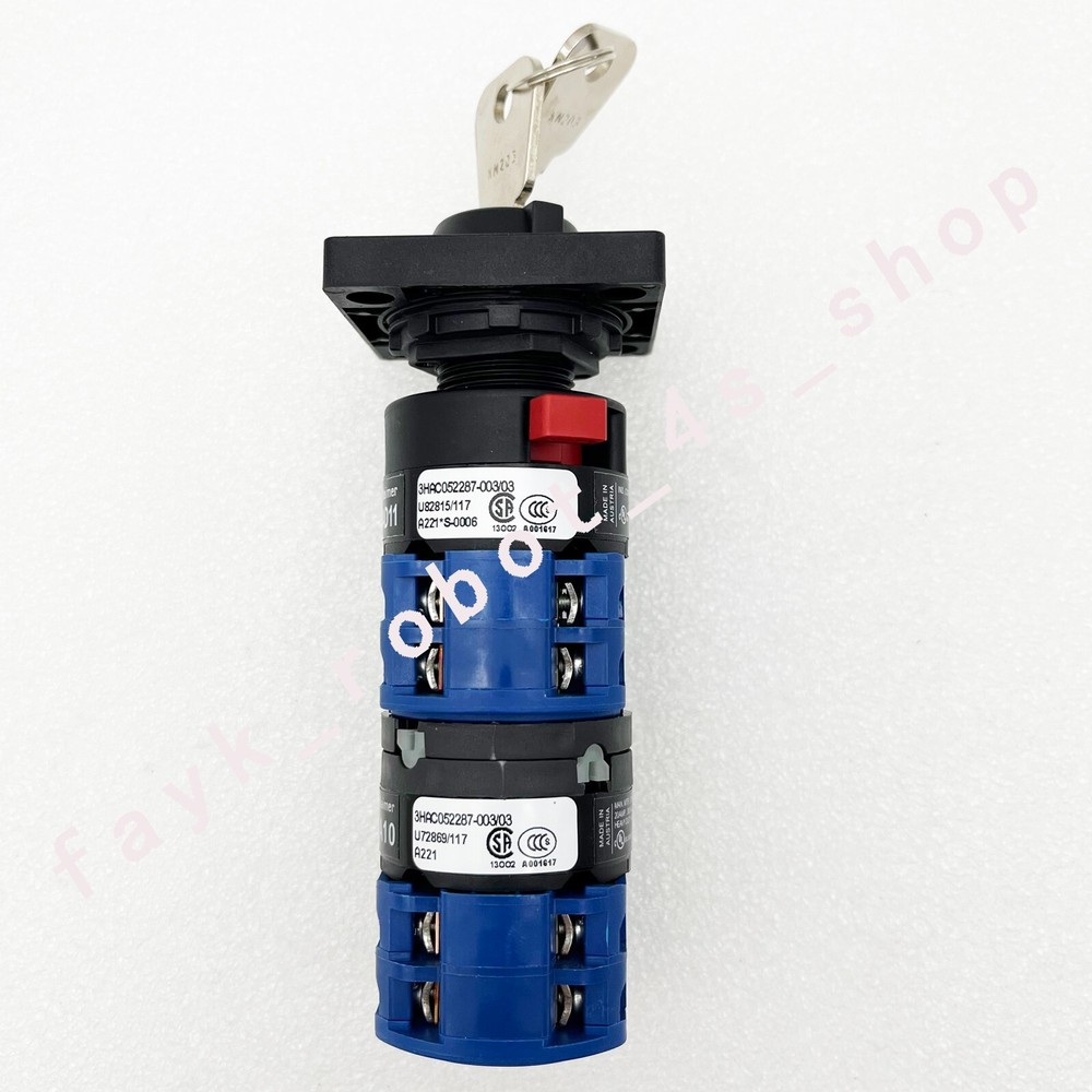 3HAC052287-003/03 2-Level 4-section mode switch for ABB robot control cabinet
