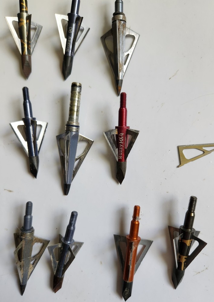 Mixed Broadhead Lot Muzzy & others