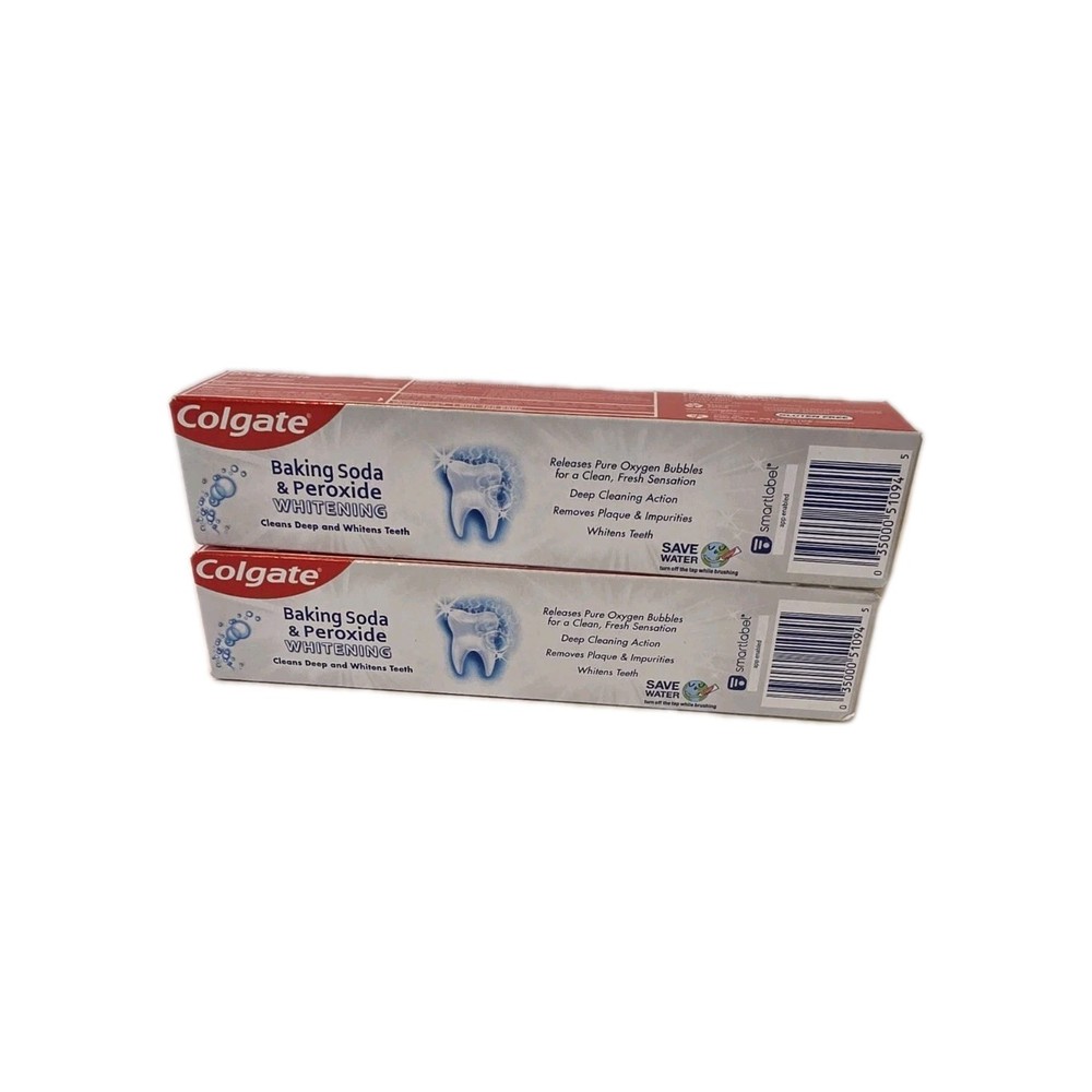 Colgate Baking Soda And Peroxide Pack Of 2pack 5.oz