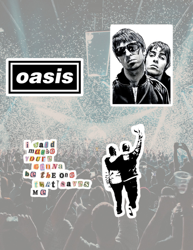 Oasis 4pc Sticker Pack