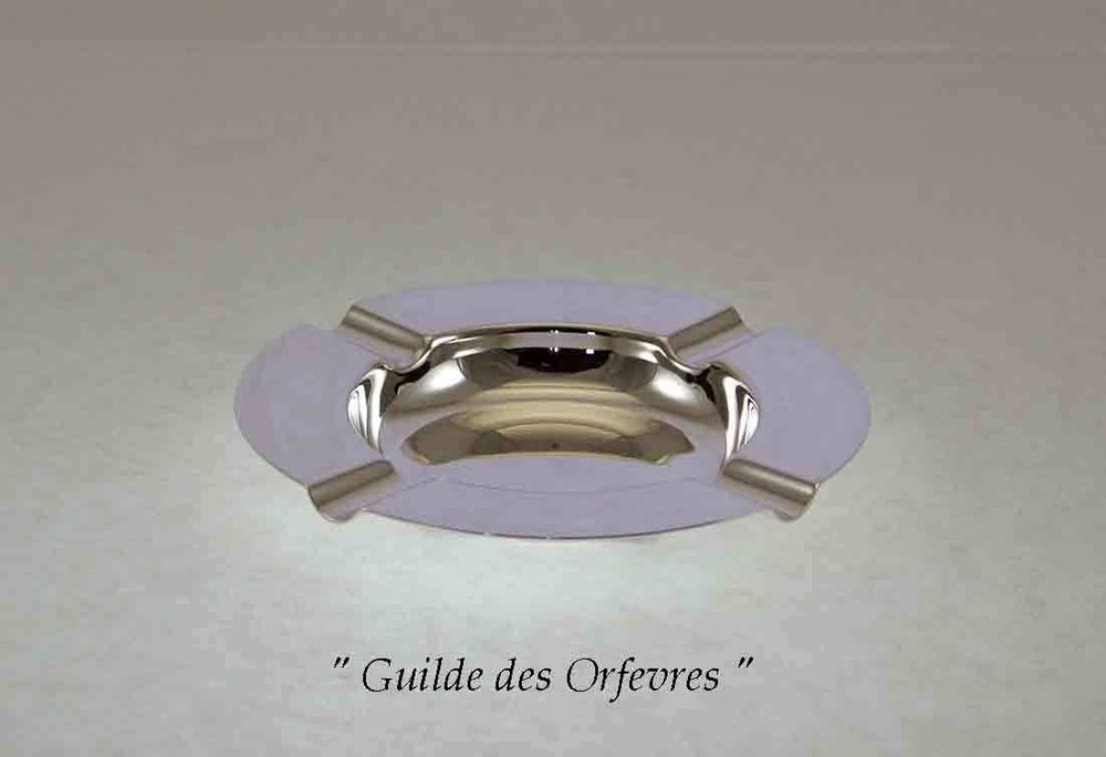 Silver Ash Trays, Set of 4 Different ones