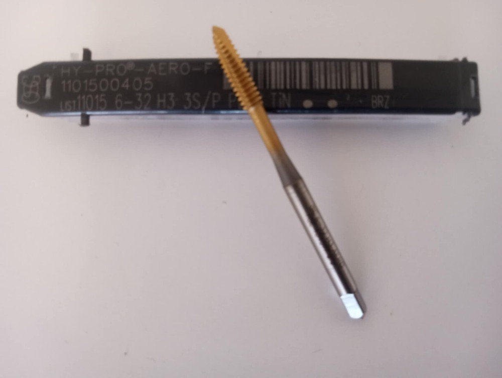OSG Spiral Point Tap 3FL Plug Chamfer Tin Coated 11/16" Thread ref:1101500405