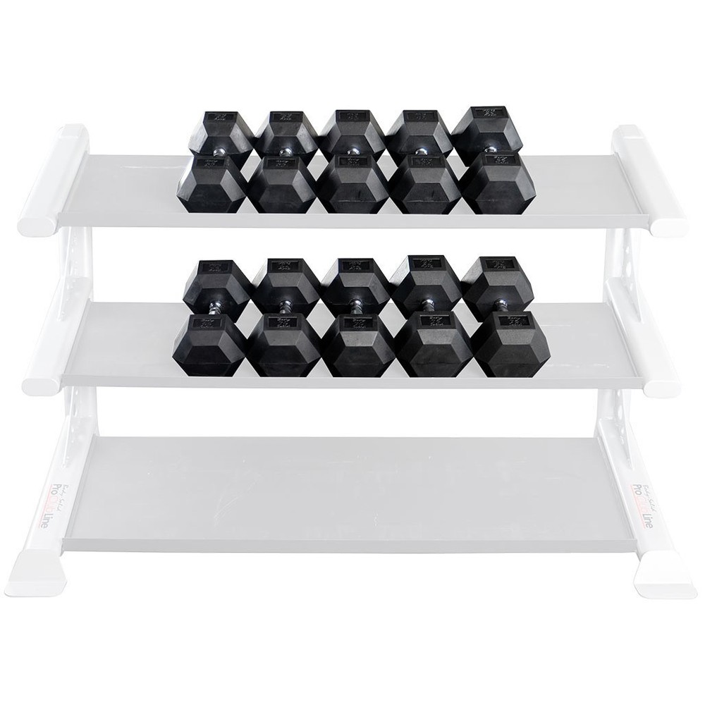 Body-Solid Rubber Coat Hex Dumbbell Sets
