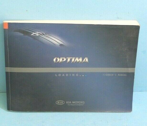 05 2005 Kia Optima owners manual
