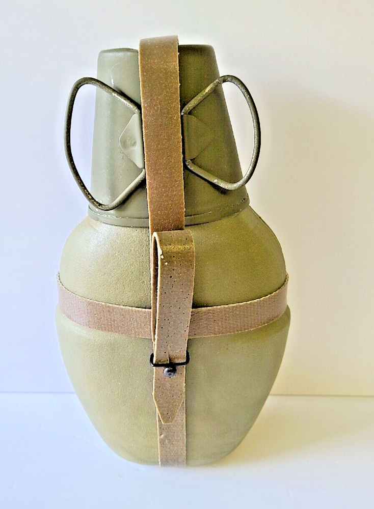 Military Canteen with Metal Heater Cup
