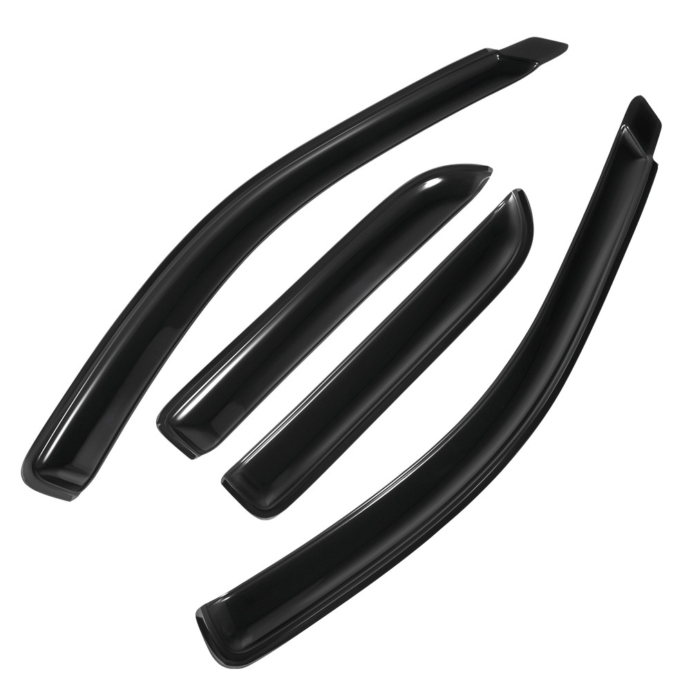For 2003-2009 Dodge Ram Quad Cab In-Channel Smoke Window Visor Vent Rain 4x