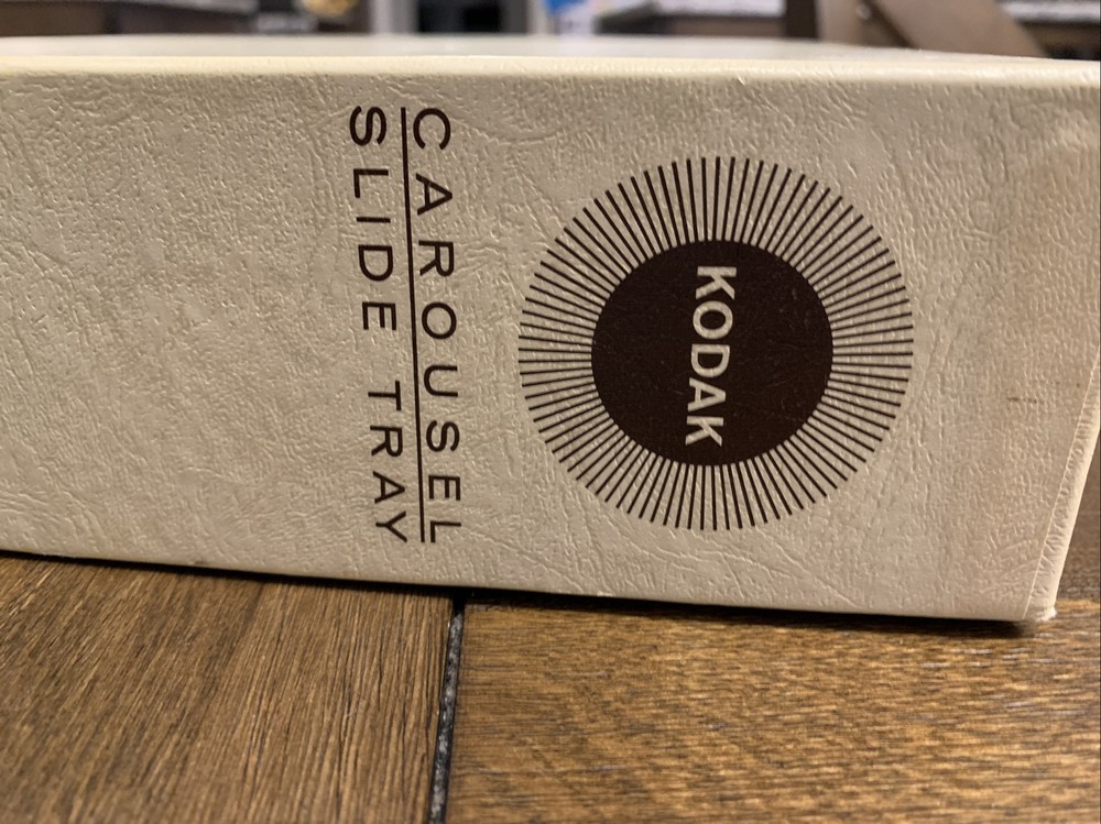 2 Kodak Carousel 140 slide Trays
