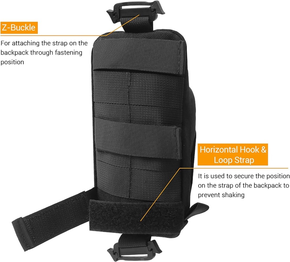 Tactical Backpack Shoulder Strap Accessory Pouch Military EDC Utility Tool Pack