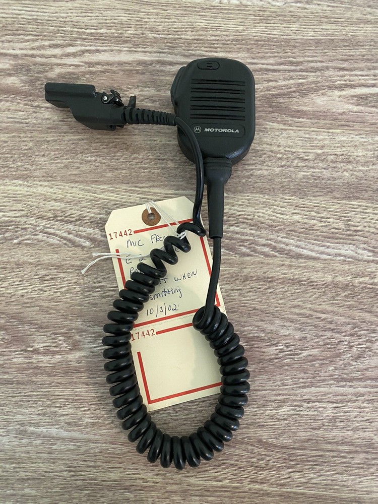 Motorola NMN6193B Speaker Microphone - For Parts