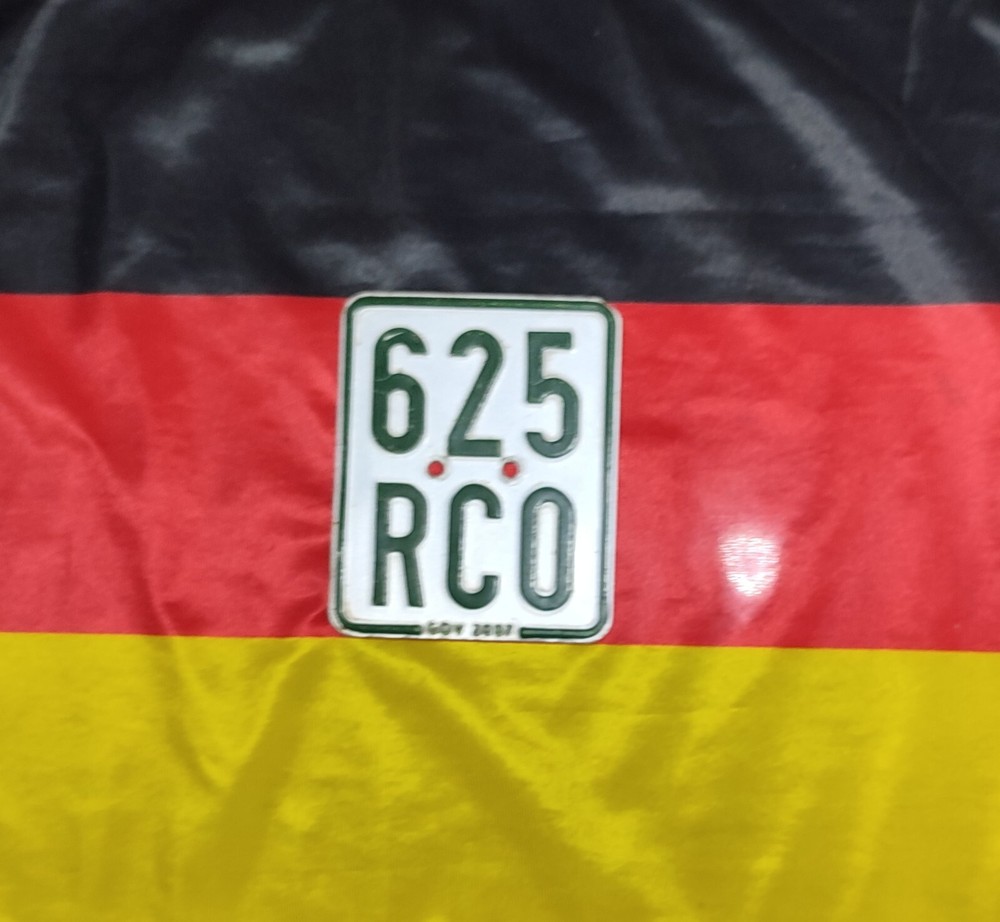 Germany German Moped Scooter License Plate
