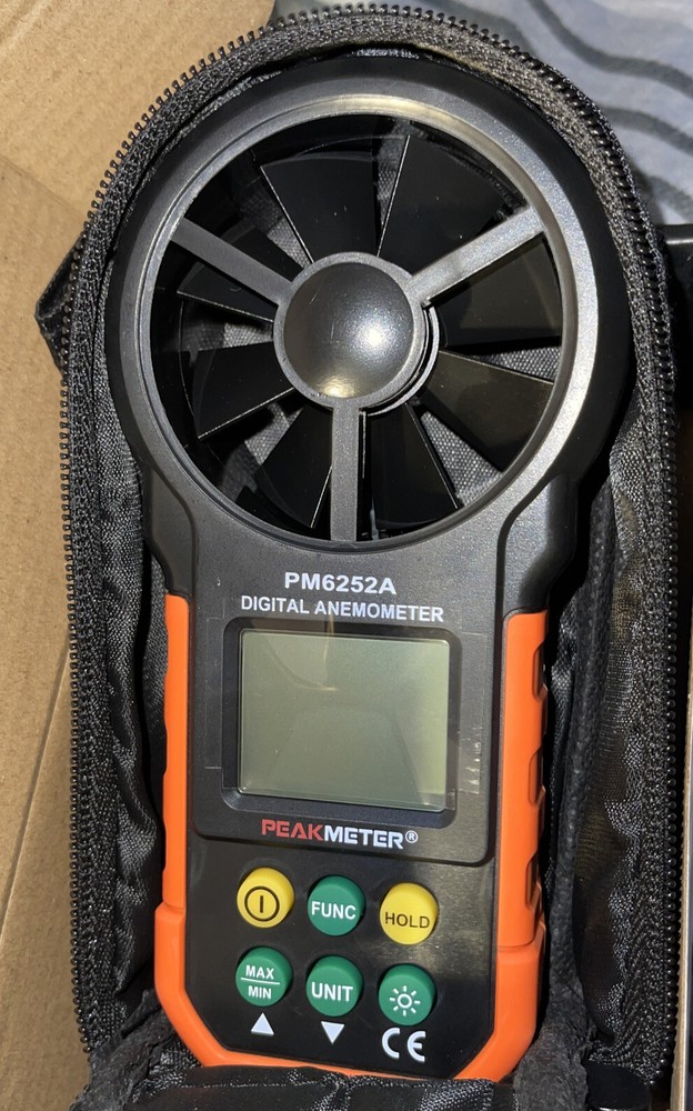 PEAKMETER PM6252A Digital Wind Speeds Meter Volume Measuring Anemometer