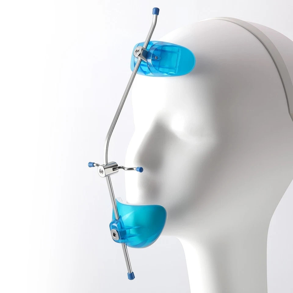 3M type Dental Orthodontic Reverse Pull Headgear Facemask Adjustable Blue