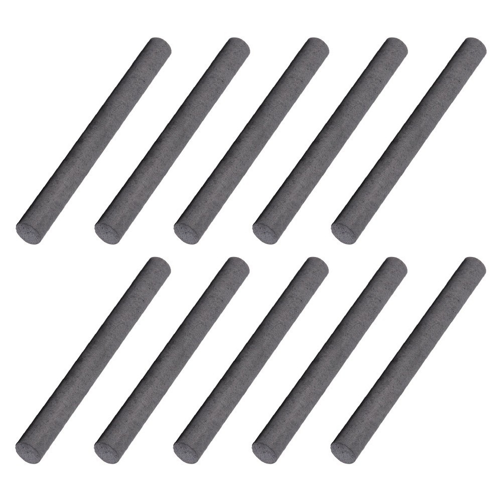 10 Pcs 6 mm Carbon Rods Graphite Stirring Rods for Efficient Melting