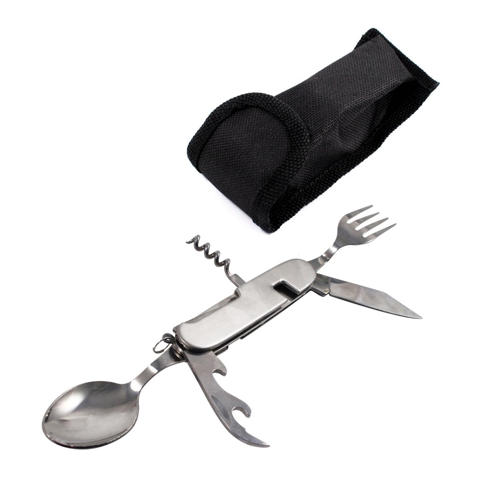 7 Function Deluxe Heavy Duty Camping Utensil Multi Tool