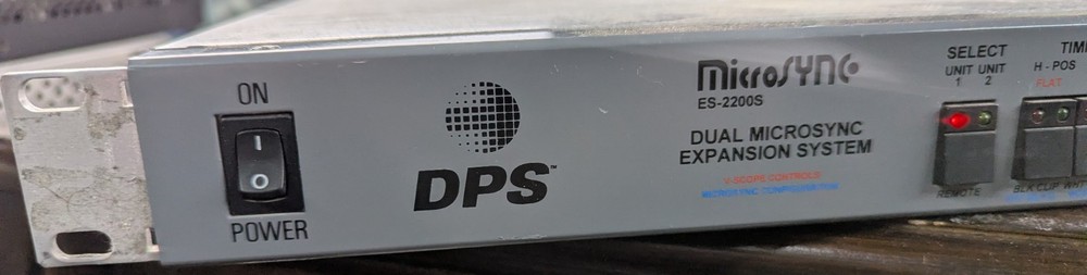 DPS MicroSync ES-2200S Dual Frame Synchronizer Genlock Processor Rackmount
