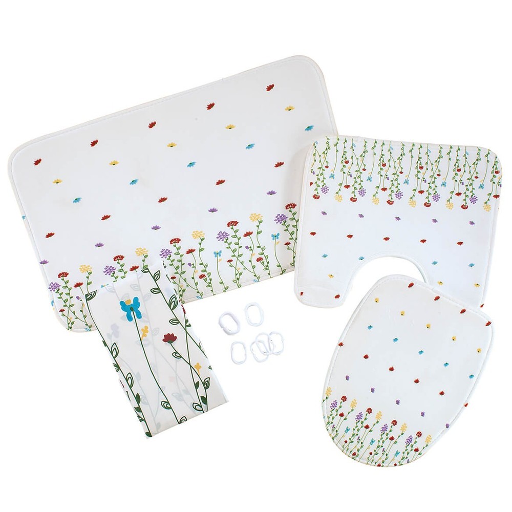 Wildflowers 4-Pc. Bathroom Collection