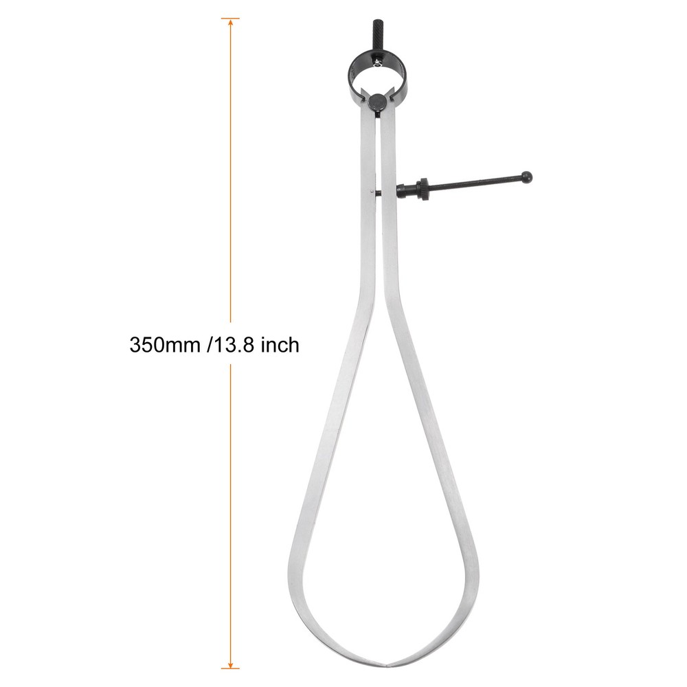 Spring Joint Caliper 12" Adjustable Spring Outside Caliper with Solid Nut