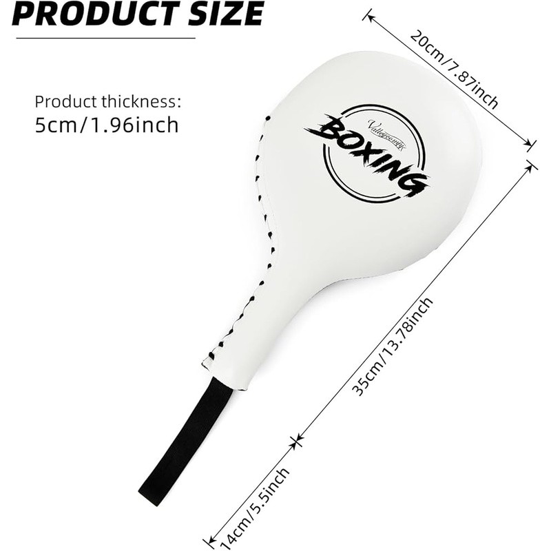 Boxing Target Paddles Training Tool PU Leather High Elastic Sponge Martial Arts