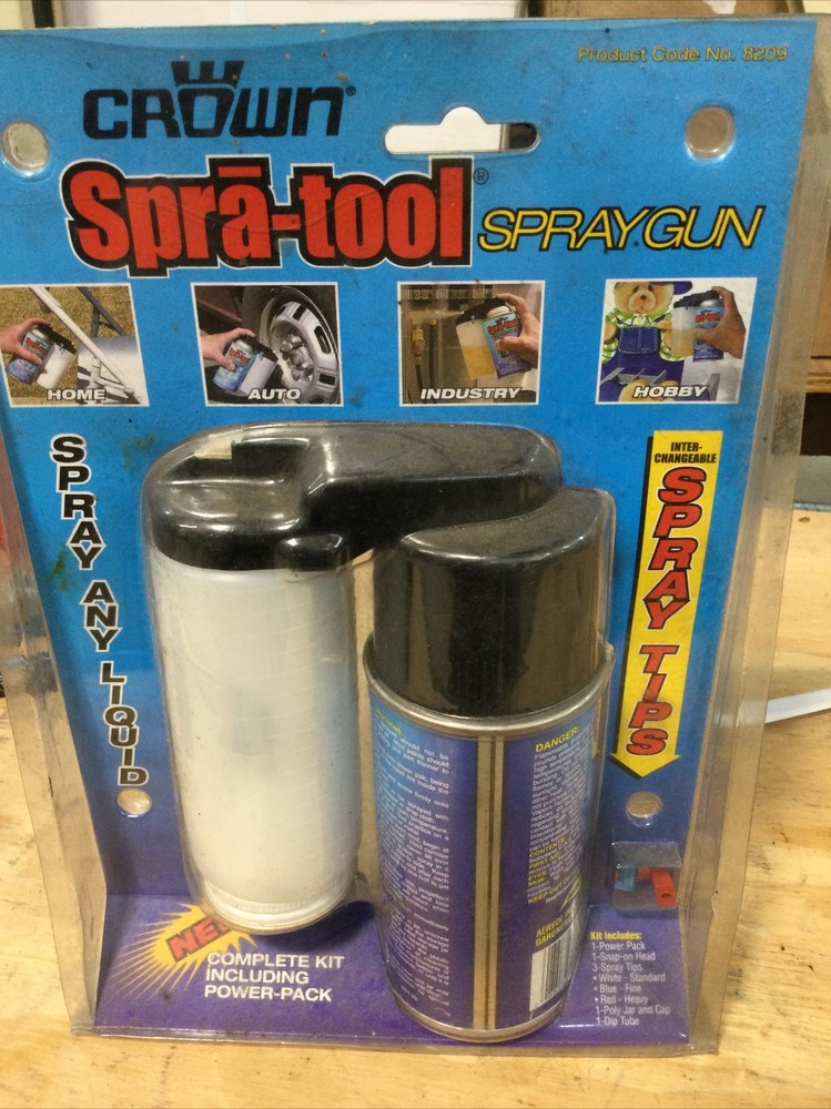Crown Spra-Tool Spray Gun 8209 Kit includes Power-Pack