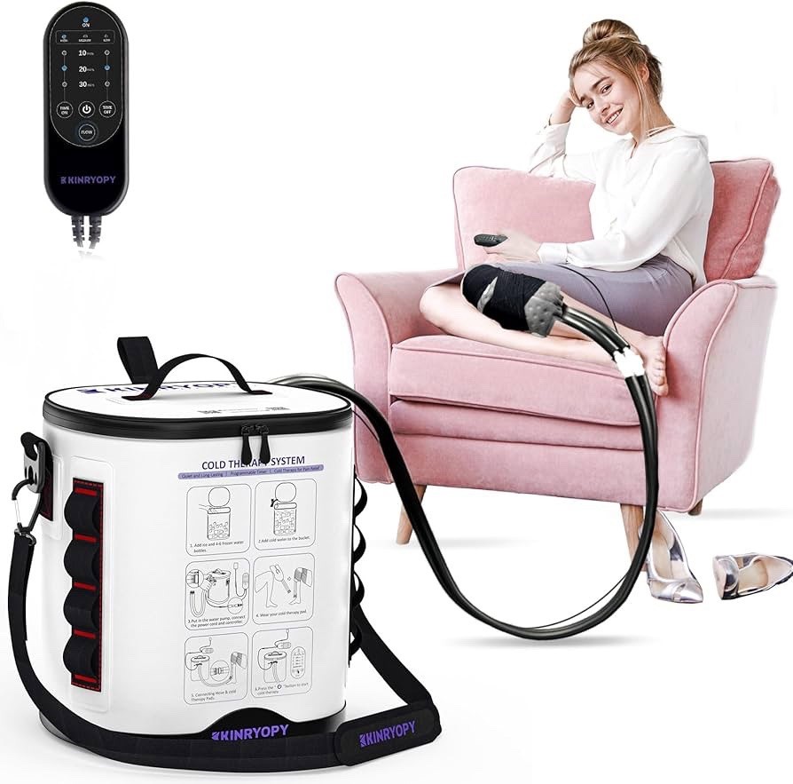 Cold Therapy Machine with Programmable Timer, Ice Machine For Knee Surgery