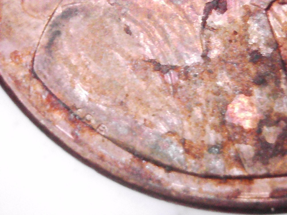 1998-D Lincoln Memorial Cent - Lamination error