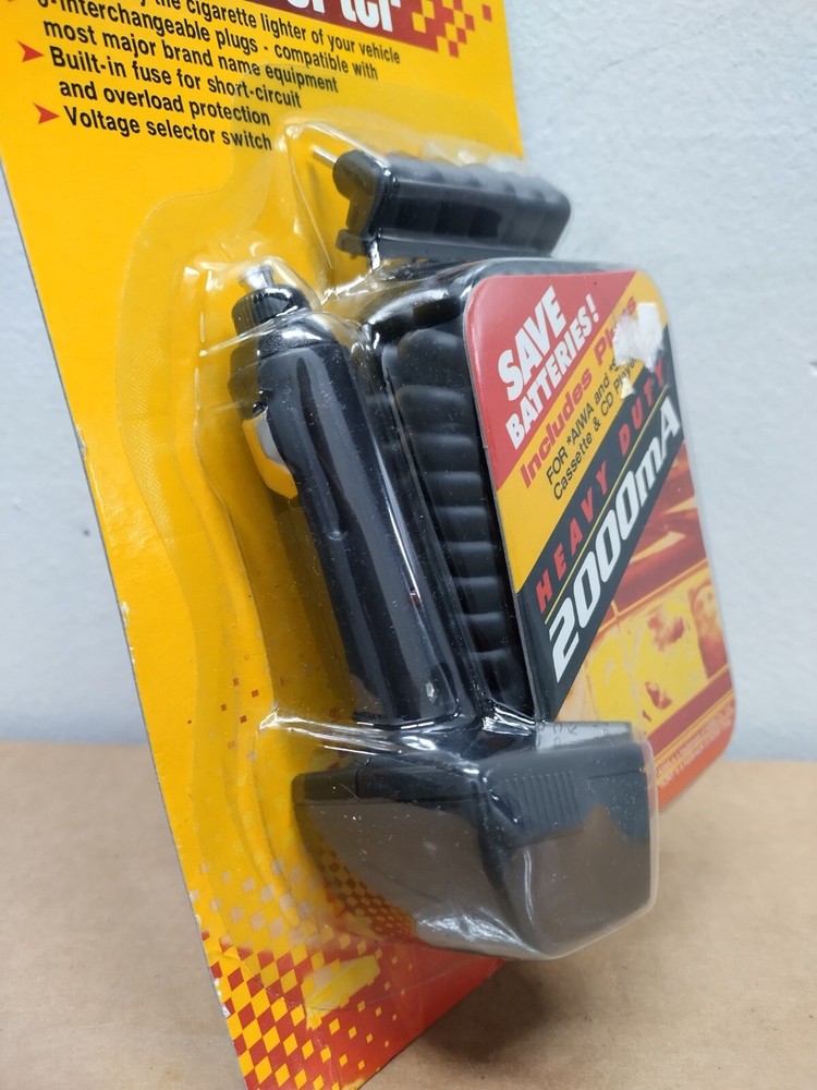 JWin Regulated DC Car Converter with 6 Interchangeable Plugs & Voltage Selector