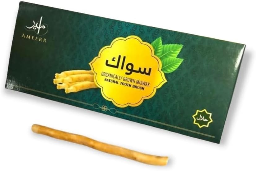 Natural Organic Miswak Stick for Teeth Whitening - Single Pack