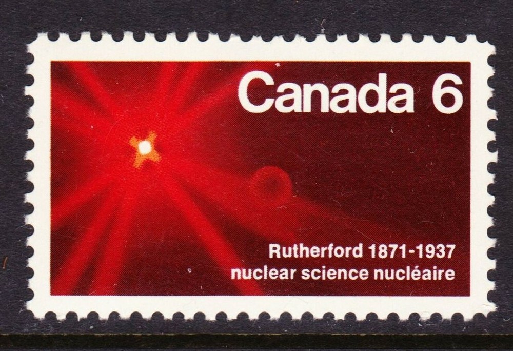 CANADA NO 534, SIR EARNEST RUTHERFORD: PHYSICIST,  MINT NH