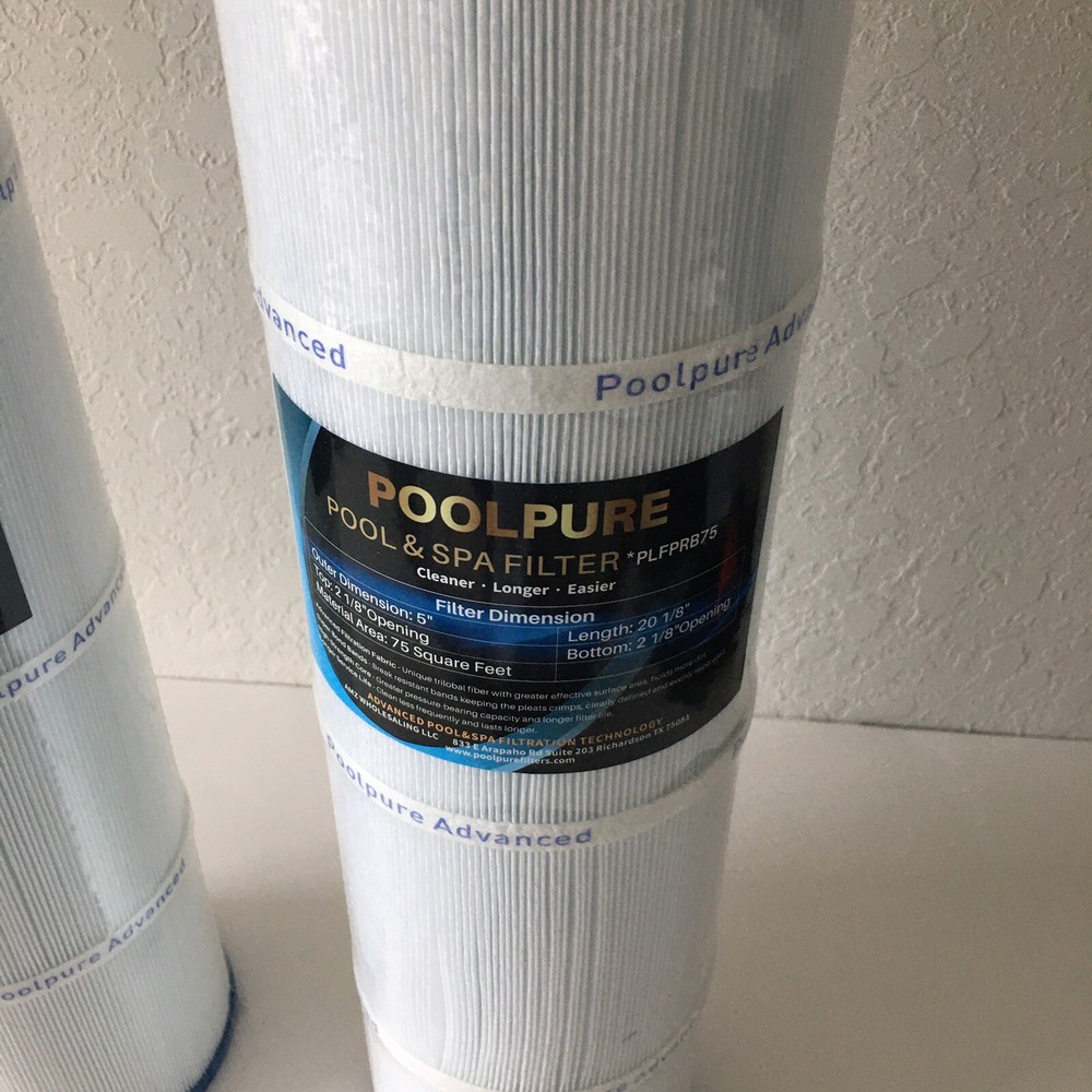 POOLPURE Pool and Spa Filtration - PLFPRB75 - 2 Pack