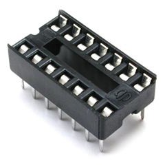 14-Pin PDIP Plastic IC Socket,