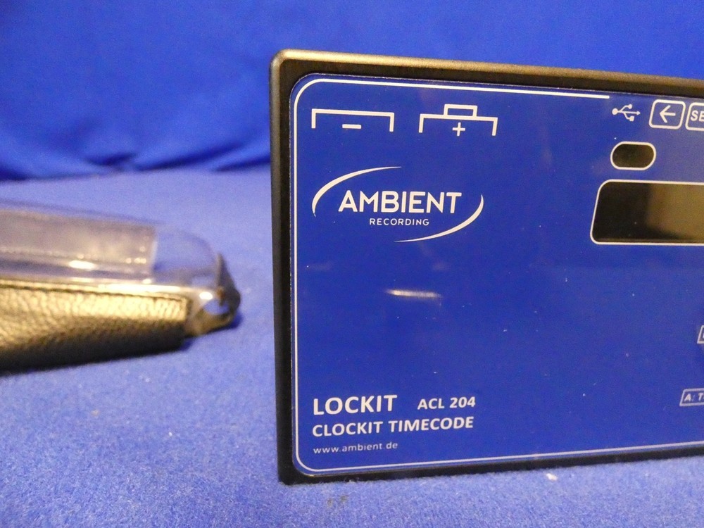 Ambient Recording ACL 204 Lockit Clockit Timecode & Sync Generator w/Antenna