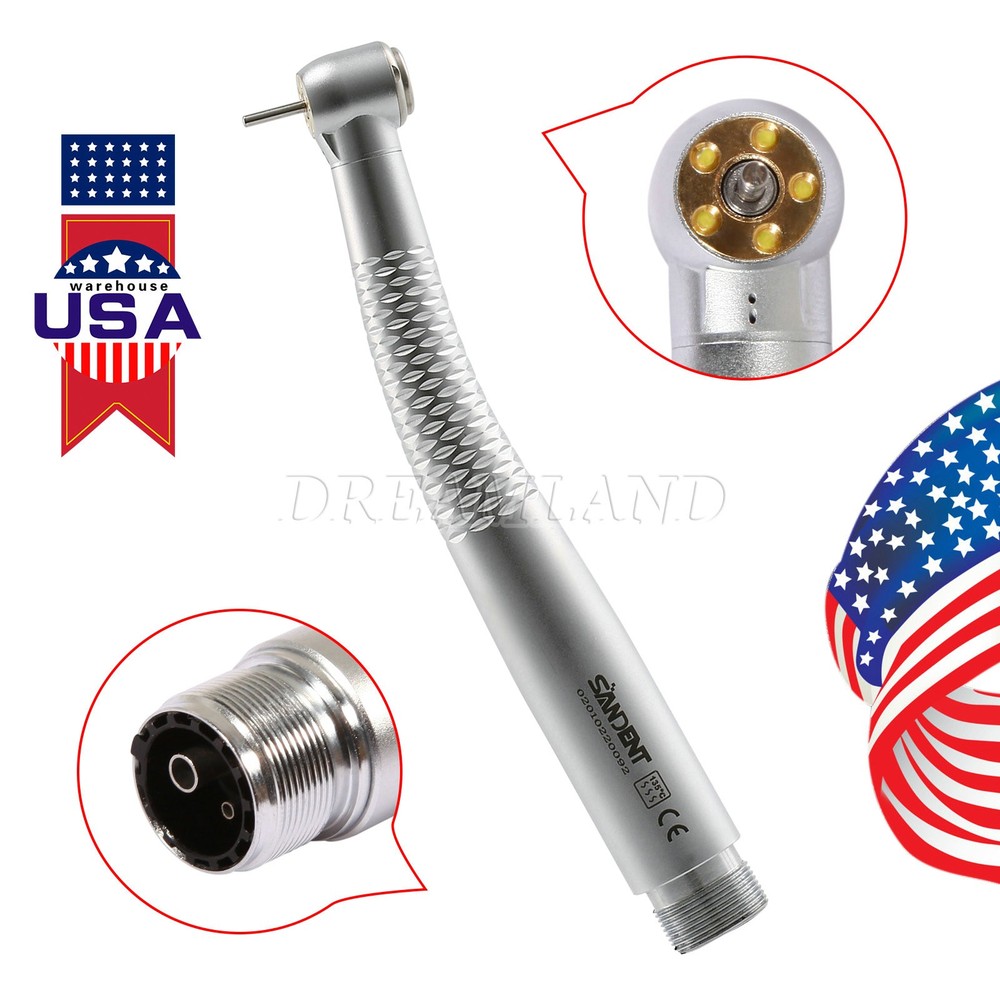 Dental OLED+ 5Light LED E-Generator High Speed Fiber Optic Handpiece 2HOLE/4HOLE