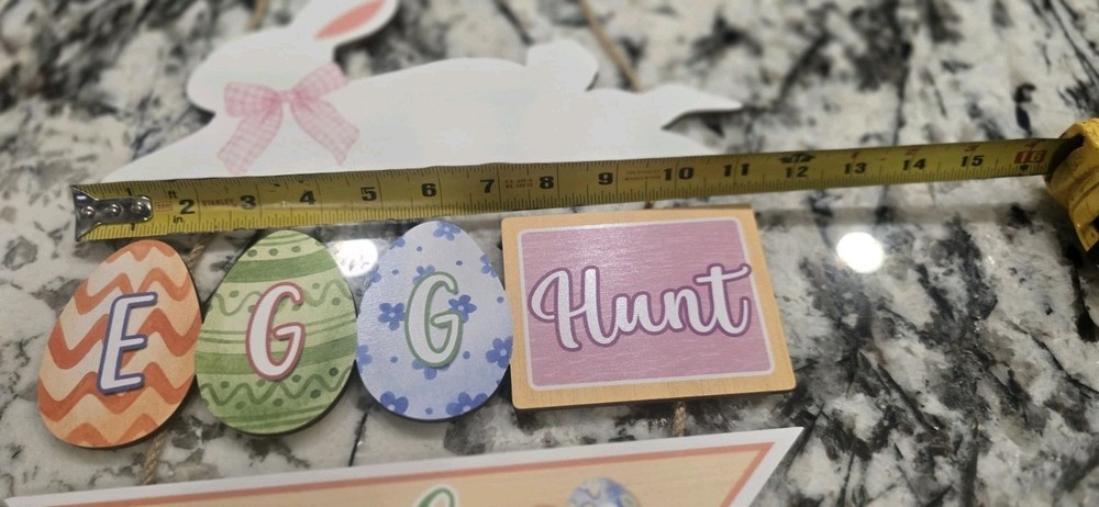 Wooden Easter Sign, Hanging